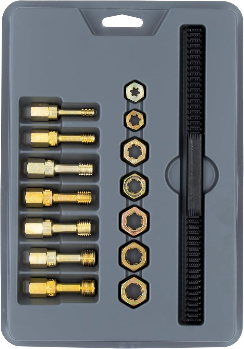Lang Tools 2584 15-Piece Metric Thread Restorer Set, Black , Gray - Image 1